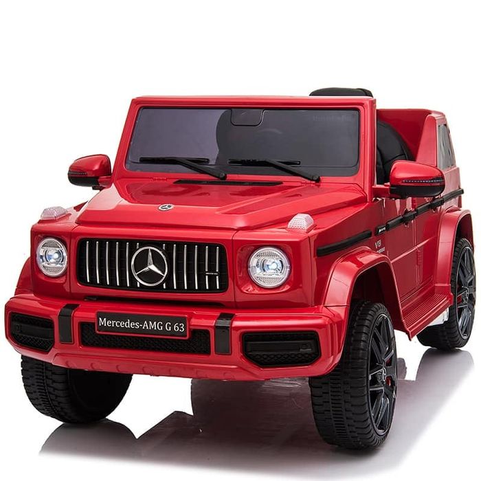 Masinuta Electrica Copii Mercedes G63 AMG Rosie, 70W, 12V, Scaun