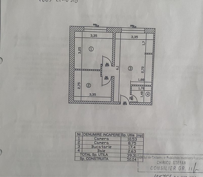 Apartament 3 camere