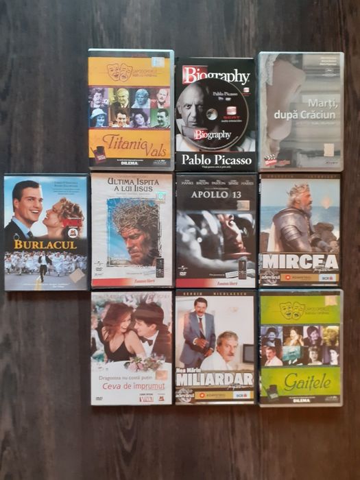 DVD-uri originale filme celebre. Vezi poze!