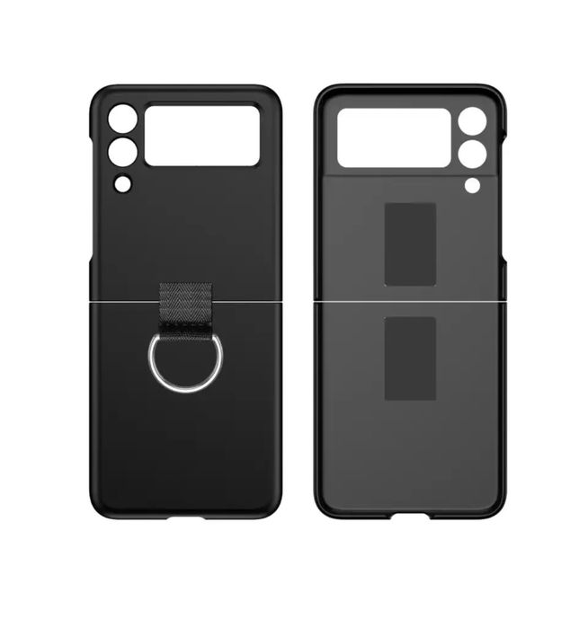 Husa Ring Case Ultra Slim Plastic  - Samsung Z Flip 3 4 5 6 7 7 FE