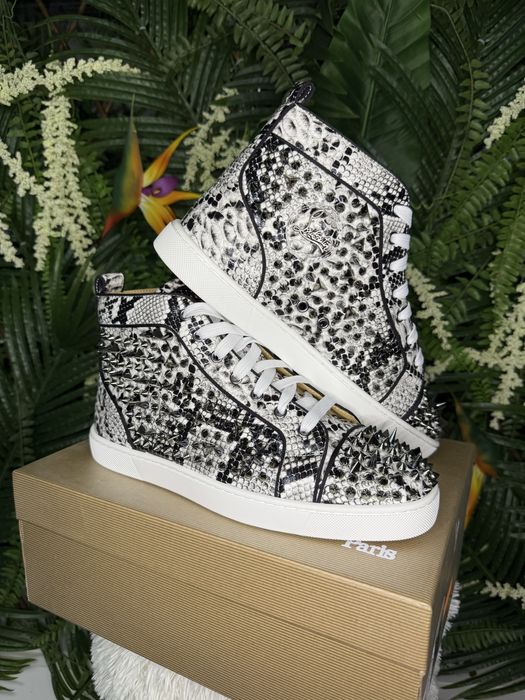 Christian Louboutin High Phyton White