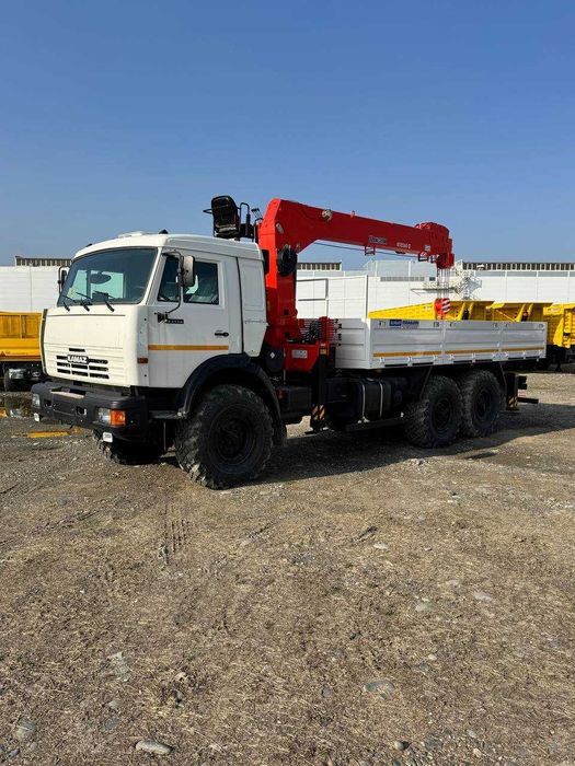КАМАЗ 43118 с КМУ KANGLIM 1256