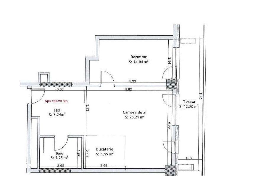 Apartament 2camere, cu parcare subterana, in Zorilor, zona Frunzisului