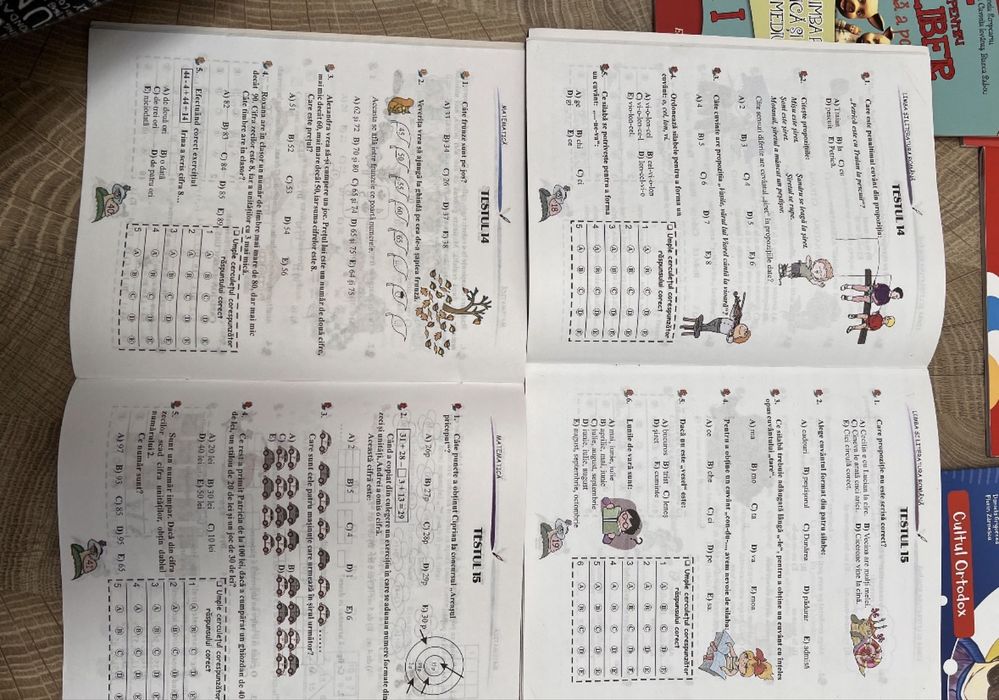 Lot carti educative : jocuri  clasa 1
