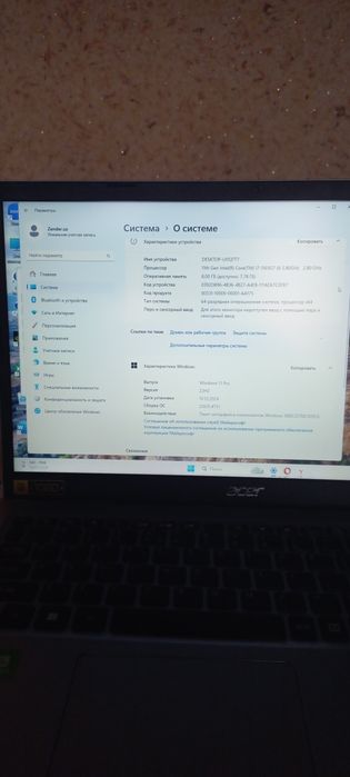 Noutbuk Acer ideal holatda yangi