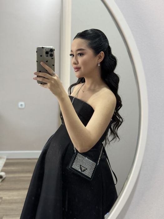 Платье из тафты с деликатным блеском bergamo