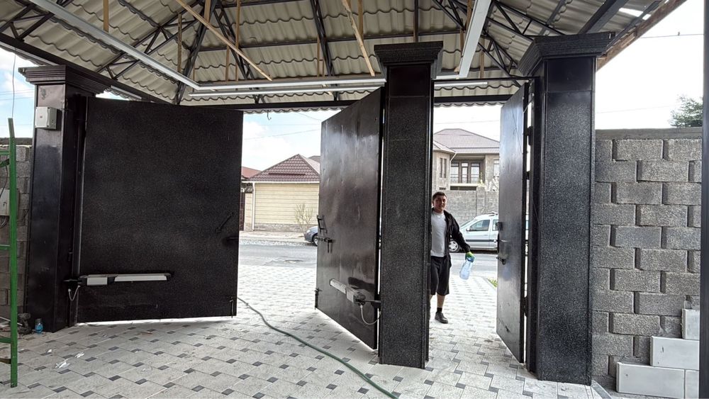 Ворота почти новый