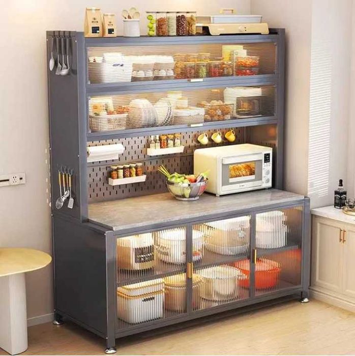 Металлический кухонный шкаф/ шкаф для посуды/ oshxona uchun shkaf