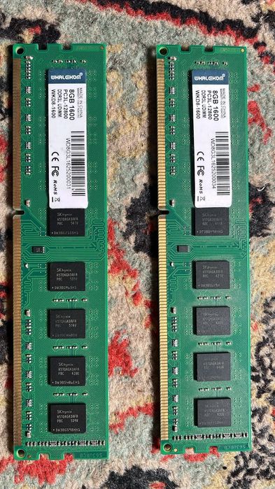 Оперативная память DDR3 16GB (комплект 2x8GB) — Новая