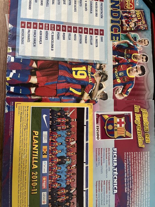 Album Panini FC Barcelona 2010–2011