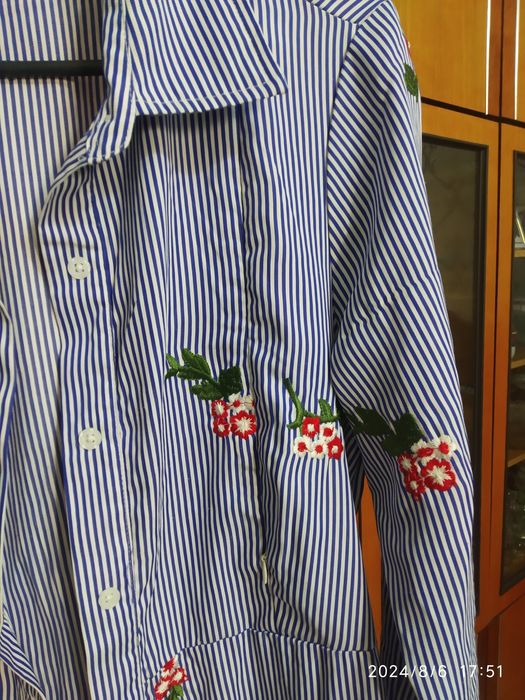 Рубашка туника для кормящих