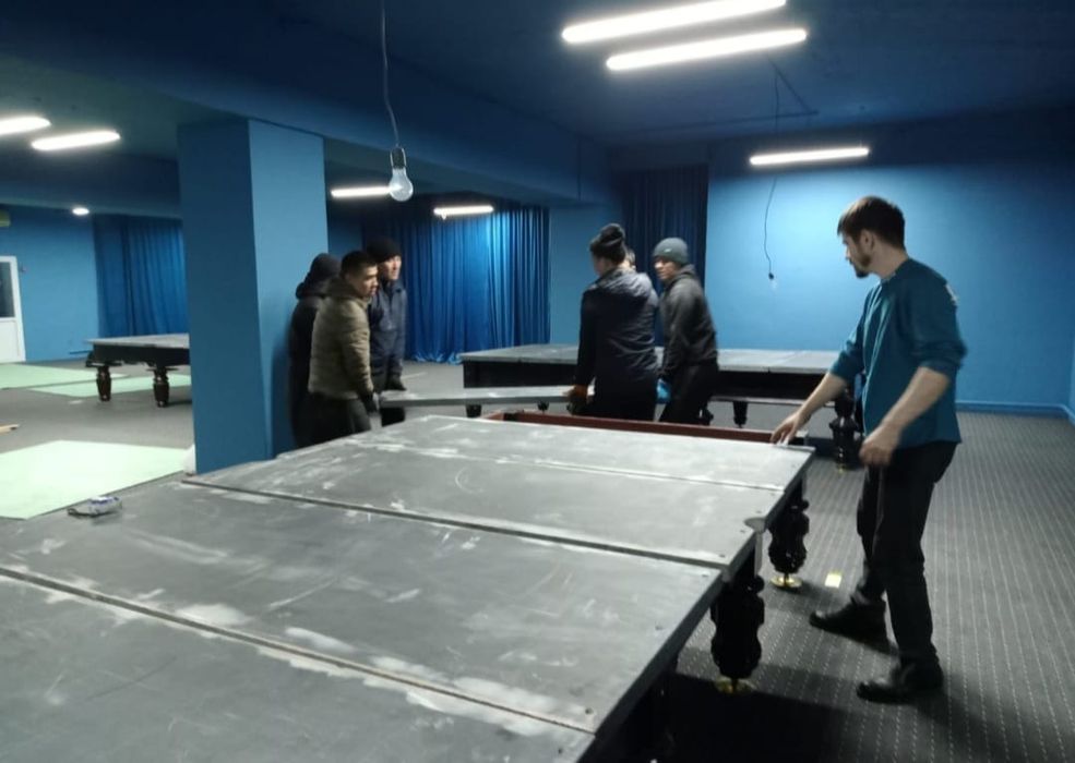 Ремонт бильярдных столов