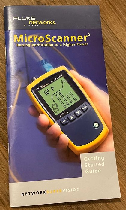 Tester cabluri retea FLUKE Networks MicroScanner2 LAN (UTP si coaxial)