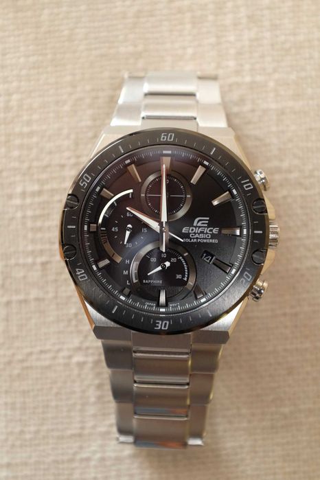 Часовник Casio Edifice, Solar, Saphire crystal -  EFS-S560DB-1A,