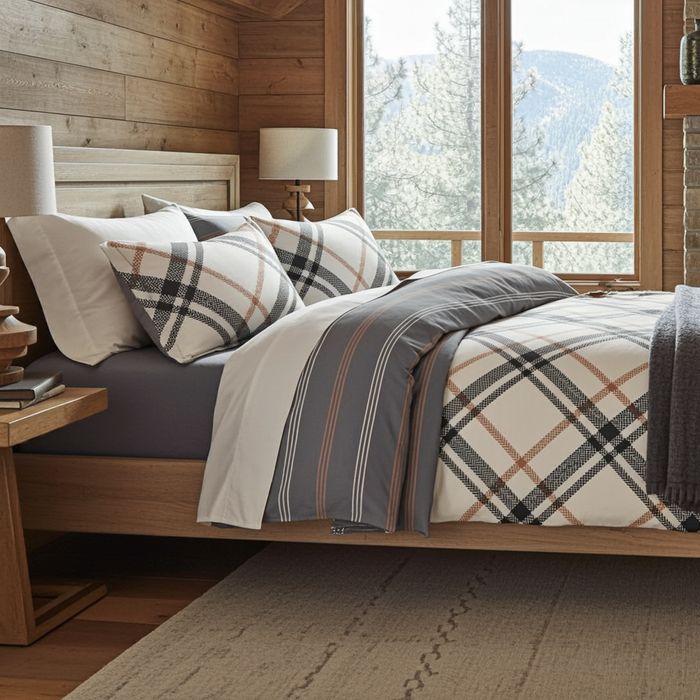 Lenjerie Pat Goofie Sx104, Bumbac, 6 Piese, Cu Elastic, Gri, Imprimeu