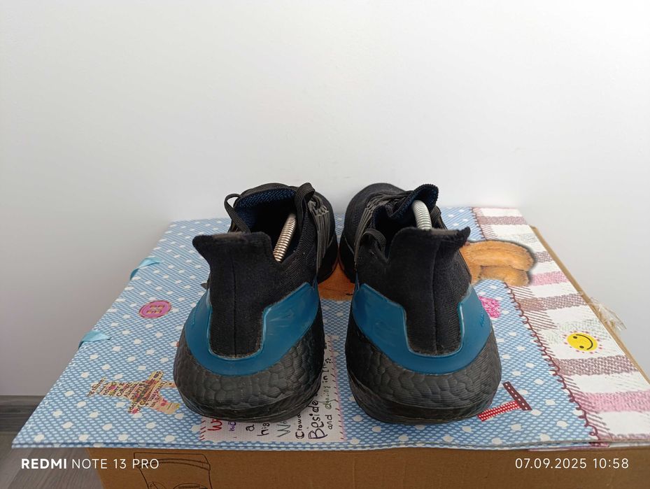 Adidas Ultraboost 21 Carbon Black Teal Reflective''оригинални 45 номер