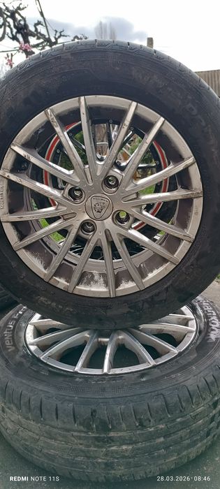 Джанти 4х98 15-ки с хубави гуми