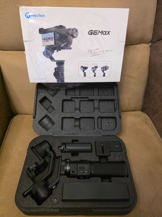 Sistem de Stabilizare pe 3 axe NOU - Feiyu Tech G6 Max gimbal