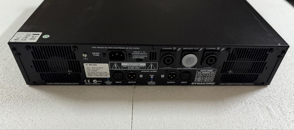 Vand amplificator dynacord CL800