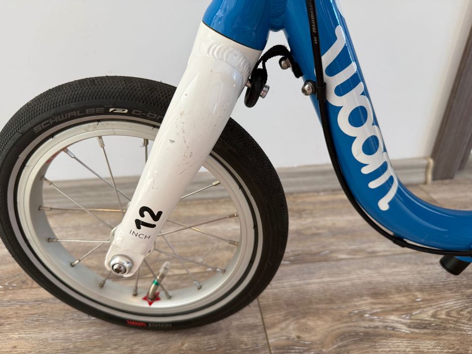 Bicicleta Woom 1 + geanta transport Butler, sonerie Woom si camera de rezerva