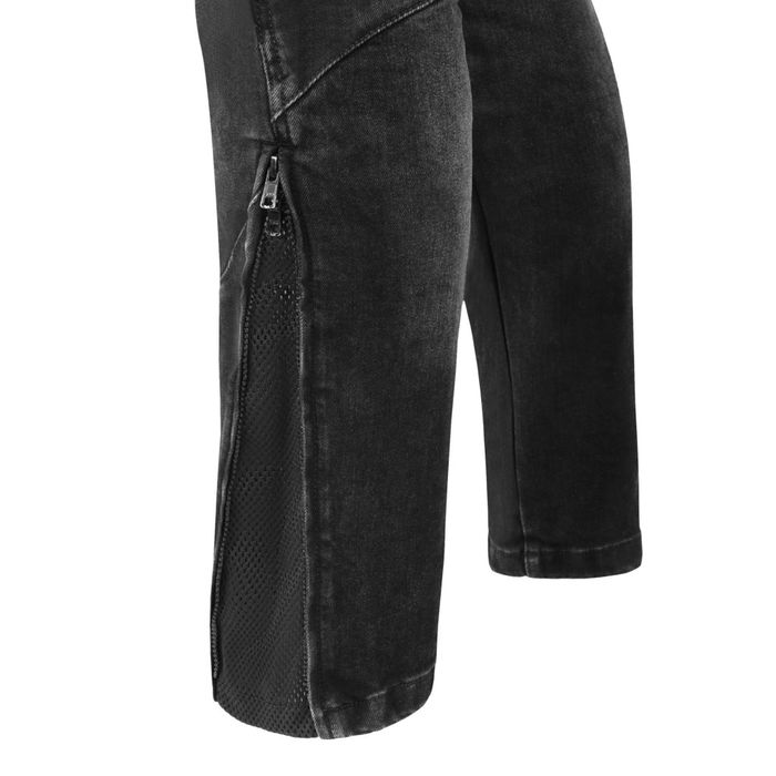 Blugi moto SECA Square II negru/washed