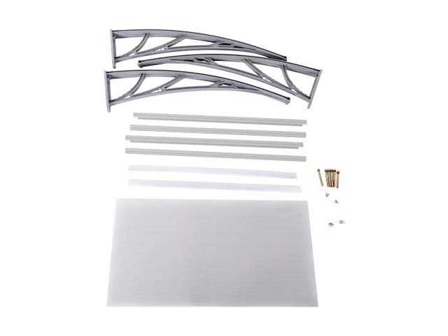 Навес/козирка от поликарбонат 240х80 см