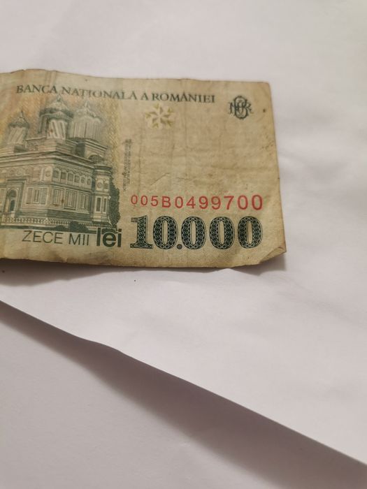 Bancnota 10000 lei 1999