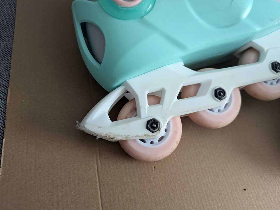 Комплект ролери, каска, наколенки и налакътници Декатлон