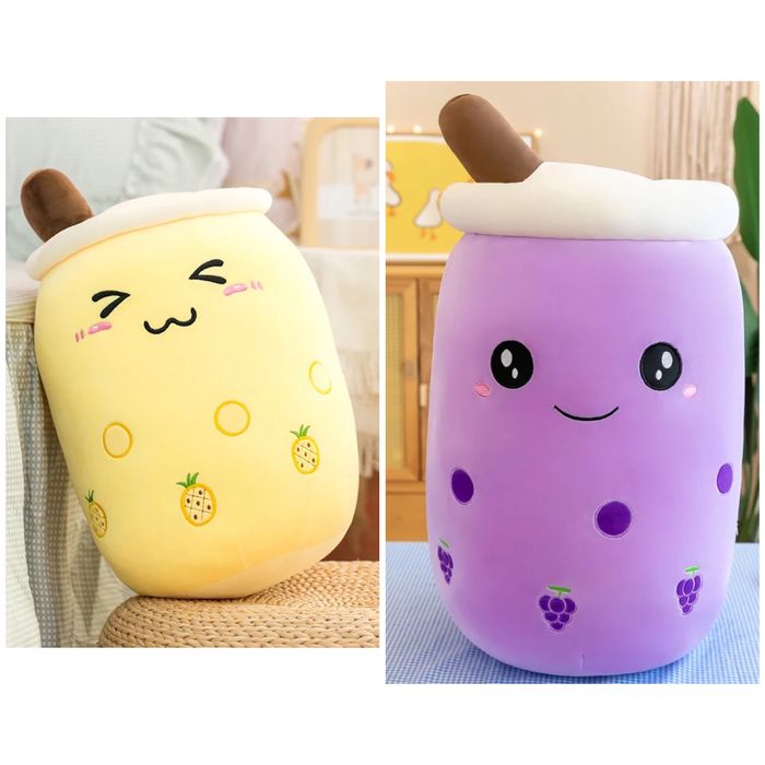Плюшена играчка шейк Бабъл Boba Tea Bubble Tea 35см