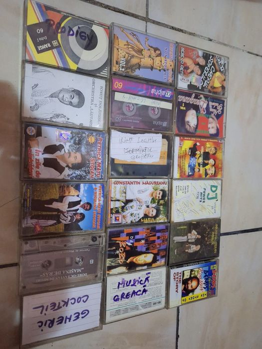 Colecție casete diverse audio