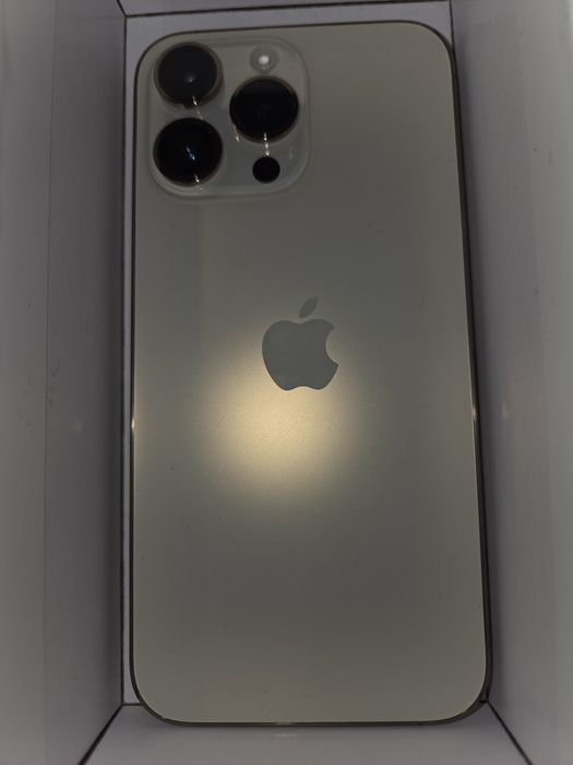 Sticla spate + carcasa iphone 14 pro max  gold
