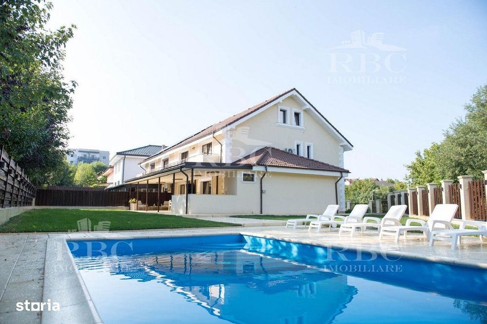 Casa ultrafinisata cu piscina in Borhanci zona Romul Ladea
