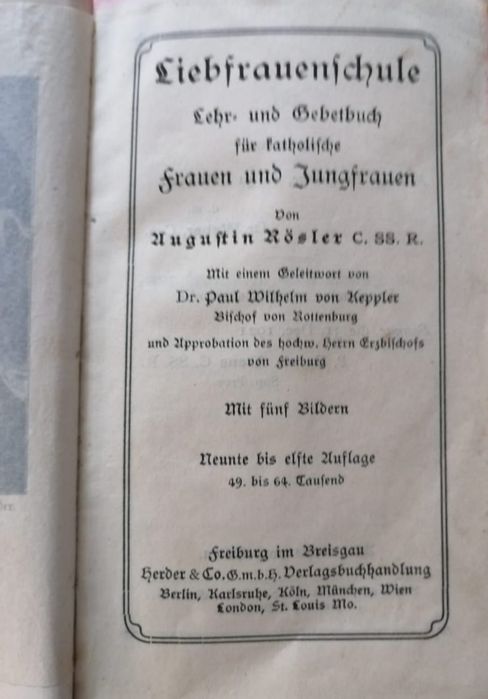 Carte cu povete și rugaciuni 1922
