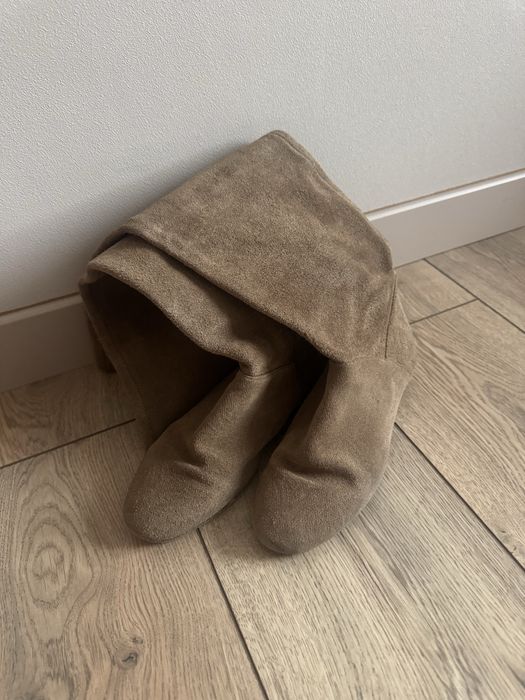 Сапоги бежевые весенне осенние