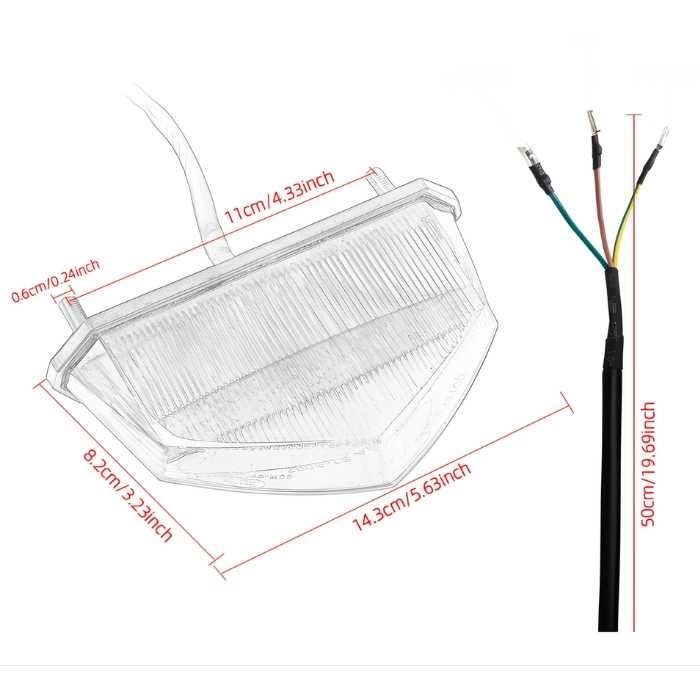 Стоп за мотор, Мотоциклети Скутери ATV, червен или опушен черен