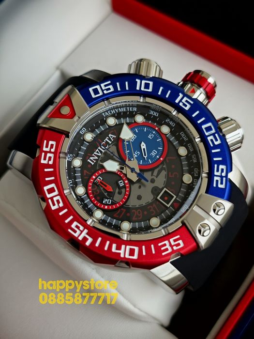 INVICTA Foxhound silver 57 mm, Инвикта нов ръчен часовник