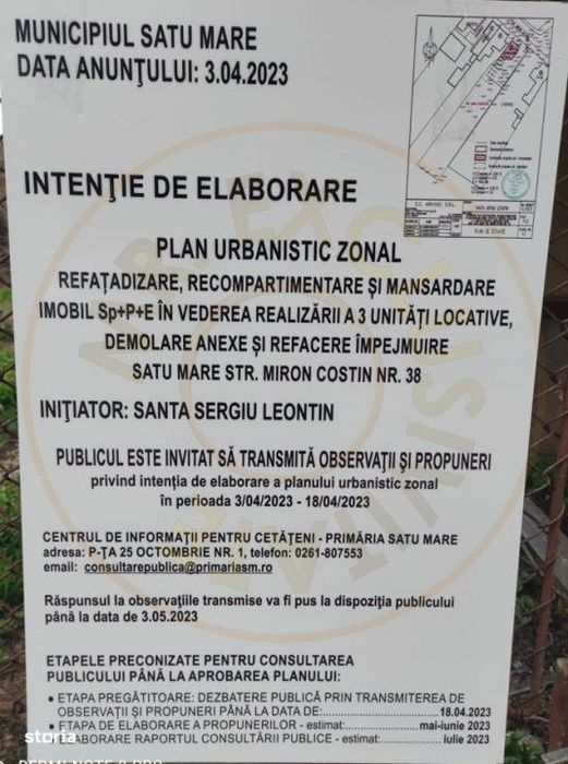 Oportunitate dezvoltare imobiliara Satu Mare