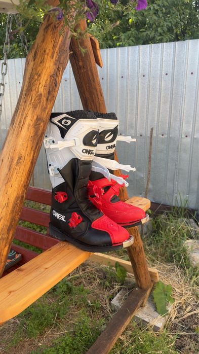 Cizme Enduro Oneal Red