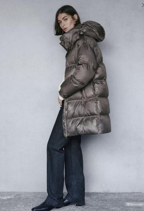 Geaca puffer oversize Massimo Dutti