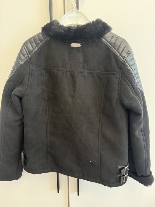 Дубленка замшевая детская