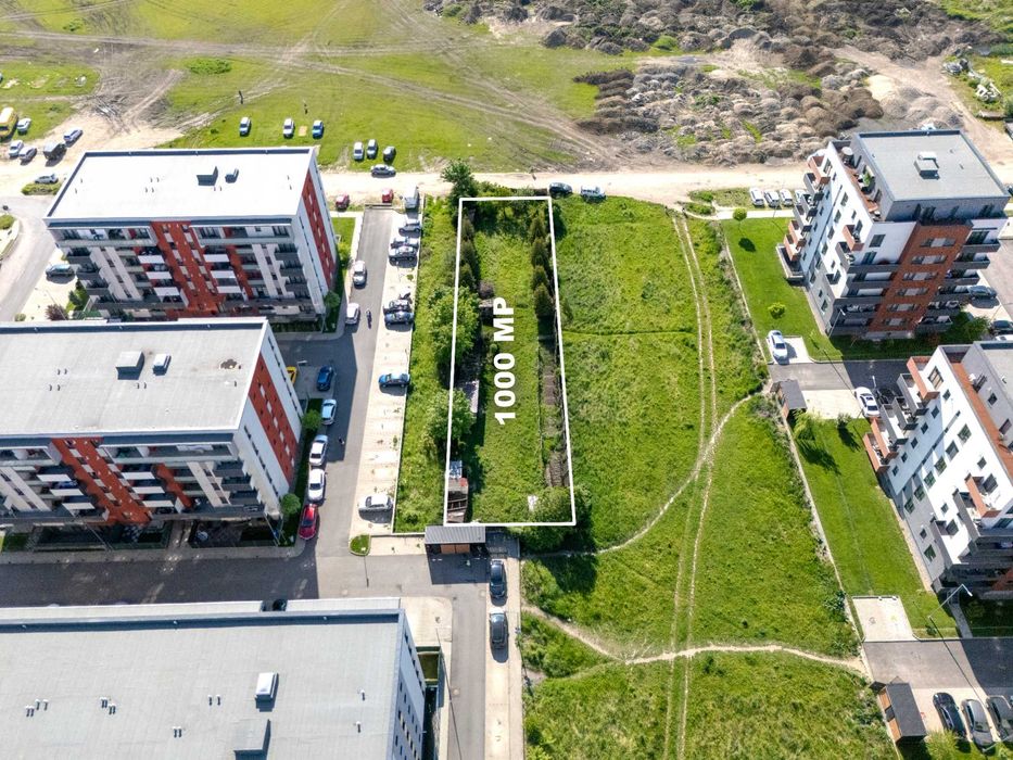 Teren PREMIUM 1.000 mp Avantgarden Bartolomeu – P+8, POT 35% – Ideal pentru dezvoltatori