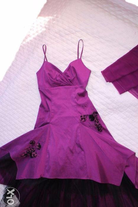 Платье вечернее цвета фуксия