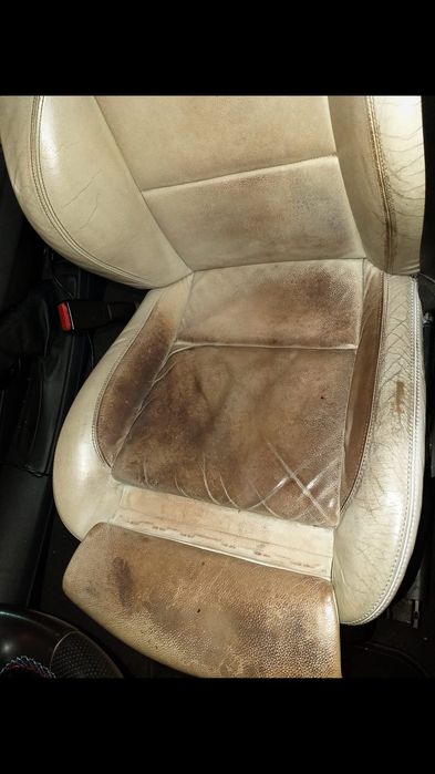 Reconditionare prin Vopsire Interior Piele Auto Scaune Cotiere Volan