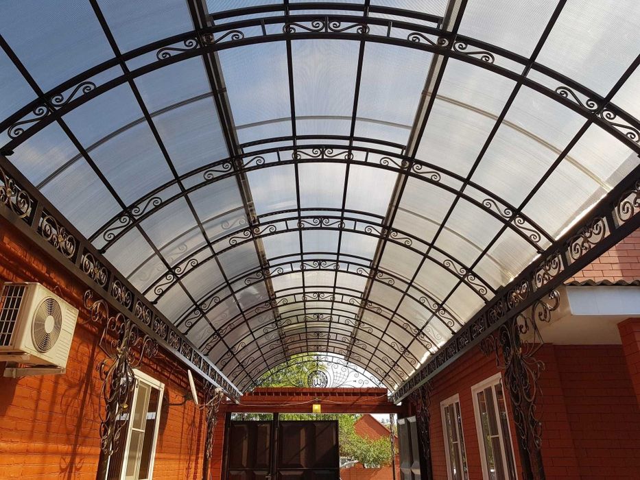 Навес крыша двери мебель лофт перила решетки и многое другое