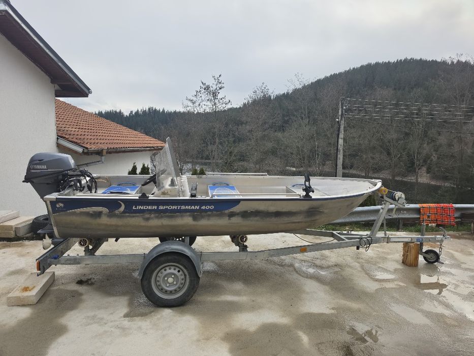 Лодка Linder Sportsman 400, двигател Yamaha 20