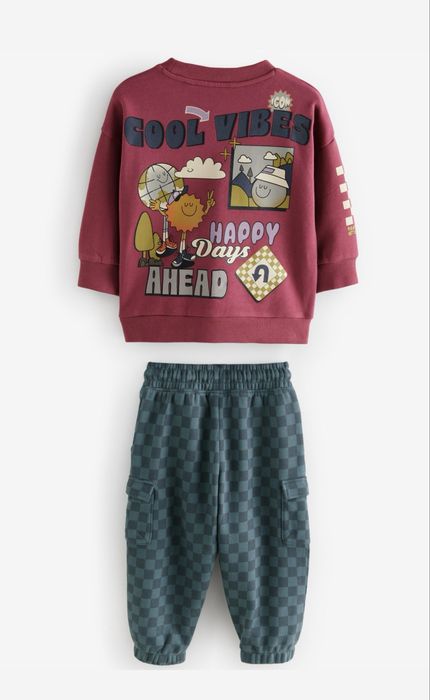 Нов детски комплект сет екип за момче Next