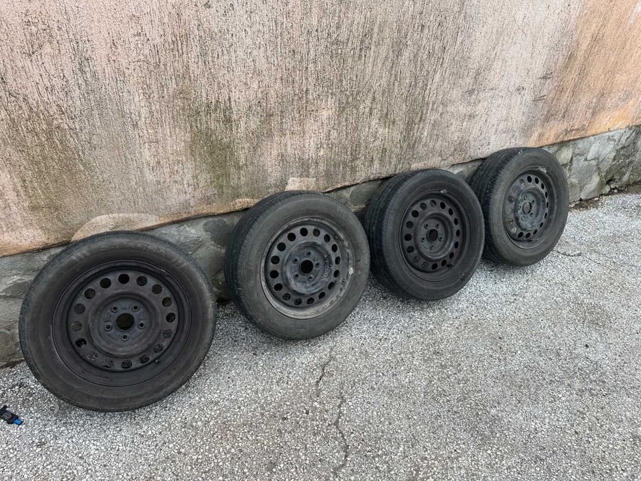 4бр. джанти 16" 5х114.3 с гуми 205/60/16 - Toyota, Fiat Sedici, Suzuki