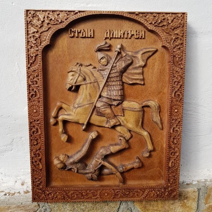 Дърворезба, Икони ИСУС ХРИСТОС или Богородица