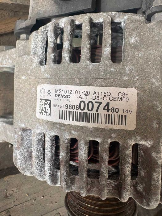 Alternator Citroen C3 9806007480 1.2 VTI benzina