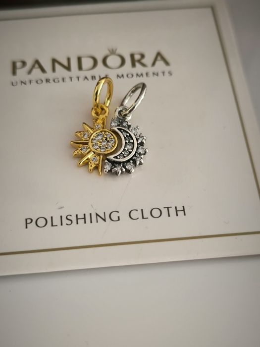 Charm Pandora luna și soare